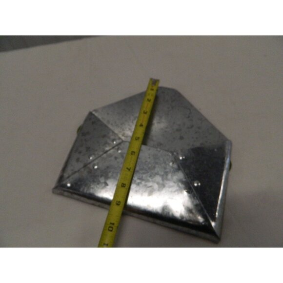 Wall Note Letter Holder Farm Style Galvanized Tin Metal Envelope Magnets Hold Em - Picture 3 of 7